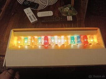 Vianočné žiarovky heliand snehuliak