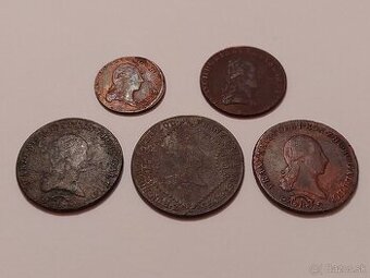 Grajciare r.1800 až 1812 cisár František I.