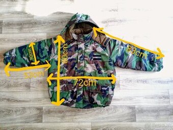 SUPER CENA Zimná vojenská bunda - 1