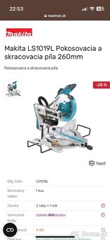 Predám novú pokosovú pílu Makita