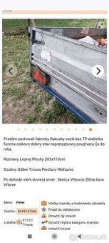 Predám vlečku za Malotraktor Agzat
