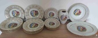 Porcelánová obedová súprava.