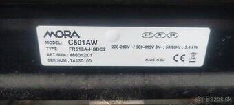 Chladnička, sporák