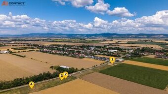 Stavebné pozemky v pokojnej uličke v obci Borovce