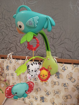 Detský kolotoč nad postieľku