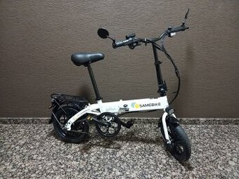 elektrický bicykel - Samebike YINYU 14 T, biely