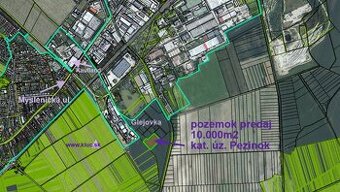Pozemok na investíciu, pri priemyslenej zóne, pri novom obch