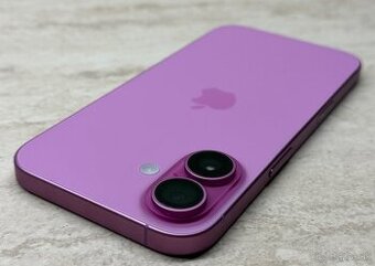 iPhone 16 128gb Pink 100% batéria, 8 cyklov