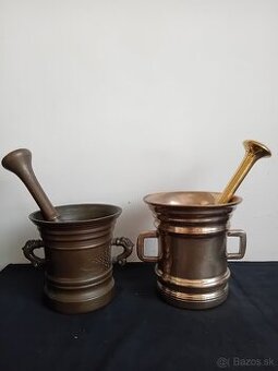 Bronzové staré mažiare