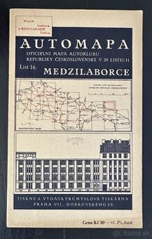 Automapa  ML Autoklubu Republiky Československej 1928