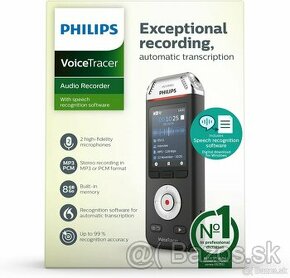 Philips DVT2810 - Mobilný záznamník zvuku - diktafó - nový