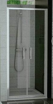Predám sprchové dvere, šírka 90 cm, 2-krídlové