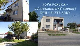 Exkluzívny predaj - dvojgeneračný rodinný dom, pozemok 1450