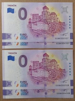 0 euro souvenir bankovky 2025