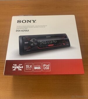 Autorádio Sony CD + USB – 1DIN, nové, originál balenie