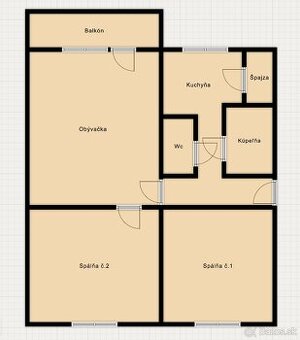 Na predaj 3-izbový byt na sídlisku Východ – Michalovce