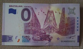 0 euro bankovky Bratislava - Staré Mesto
