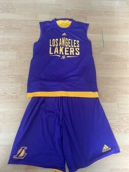 Obojstranný originálny dres + trenky LA Lakers (Adidas, veľk