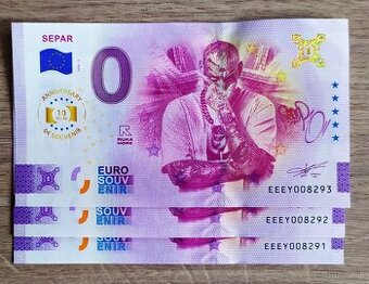 0€ / 0 euro / 0 eurová bankovka SEPAR ...