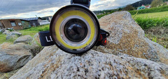 výkonná led čelovka, cob čip