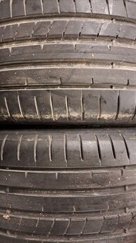 Predám 2ks slušné letné 225/45r17-91Y Dunlop