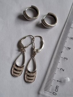 Strieborné náušnice 2