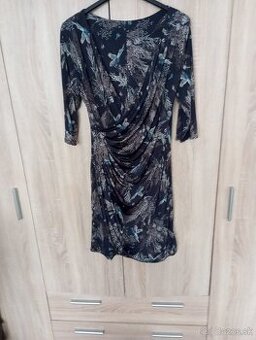 Dámske elegantné šaty dlhý rukav M/L