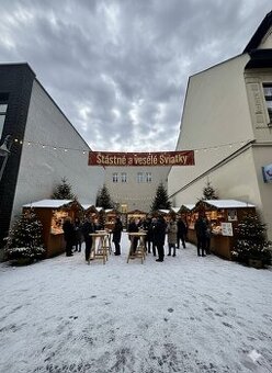 Vianočné trhy v centre Žiliny - priestory pre stánky