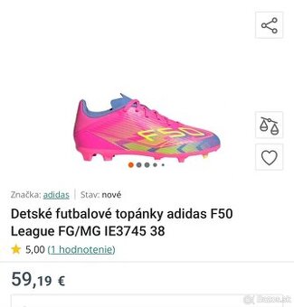 Furbalove topanky Adidas  F50 League