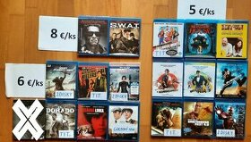 Blu Ray, Blu-Ray filmy na predaj CZ+HU dab.