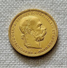 PREDANÁ Zlatá rakúska 20 koruna FJI, 1902 bz, lepší ročník - 1