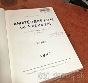 Kniha "Amatérský film od A do Z" 1947