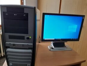 Predám starší PC aj s Monitorom Acer 20"