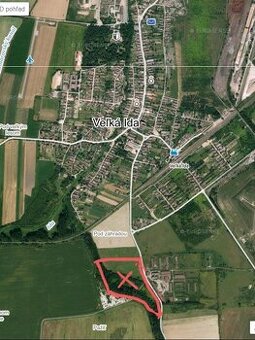 Bez maklérov predám veľký pozemok v lokalite Veľká Ida ID 10