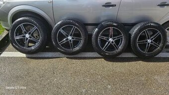 DEZENT RN dark 6.5J x 15 H2,  5x110 ET 35, pneu 195/65 R15 9