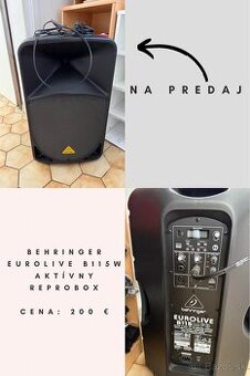 Behringer Eurolive B115W Aktívny reprobox