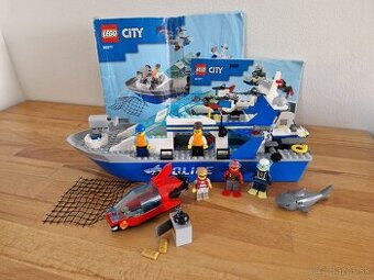 Lego City 60277 Policajná hliadková loď