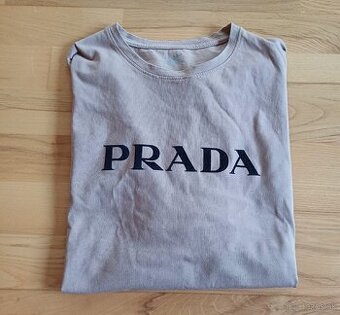 Prada bledohnedé iversize
