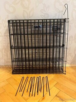 Ohrádka s dvierkami pre psa 61x61 cm