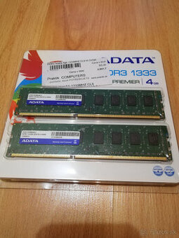 ADATA 4GB DDR3 CL9 1333MHz
