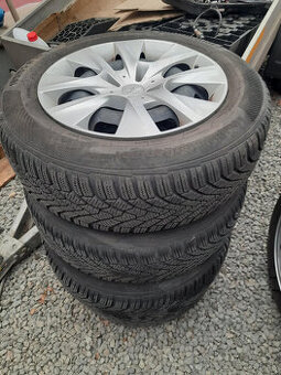 plechace 4x108 R15 zimne pneu Continental puklice Peugeot