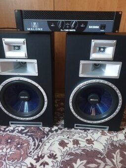 Zostava Malone DX3000+2x repro Raveland XC 1200 600w