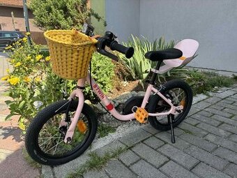 Bicykel / cykloodrážadlo btwin 2v1 Discover 500 14 palcový