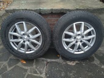 Zimní zánovní set AL kola Dezent XL+pneu Barum 235/65/17 KIA