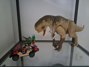 Distortus Rex + 76972 LEGO Jurassic World Raptor Off-Road