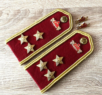 ZNB výložky nárameníky plk. ČSSR