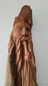 drevená plastika "Krakonoš"