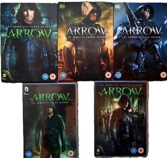The Arrow – kompletná séria 1–5 (DVD 25 ks)
