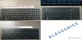 Klavesnice Lenovo G570 G560 Z560// 100-15IBD B50-50// Y570