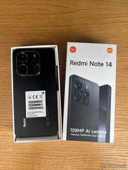 Predám XIAOMI REDMI NOTE 14 6GB/128GB, TOP, VOLNY